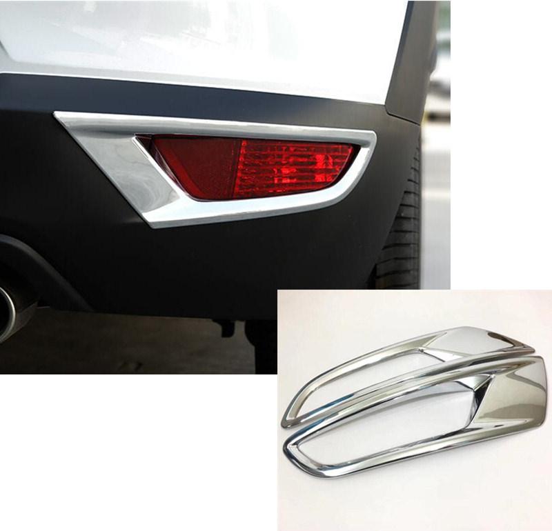 Mazda CX3 Chrom Nebelscheinwerfer Licht Abdeckung Rahmen Hinten