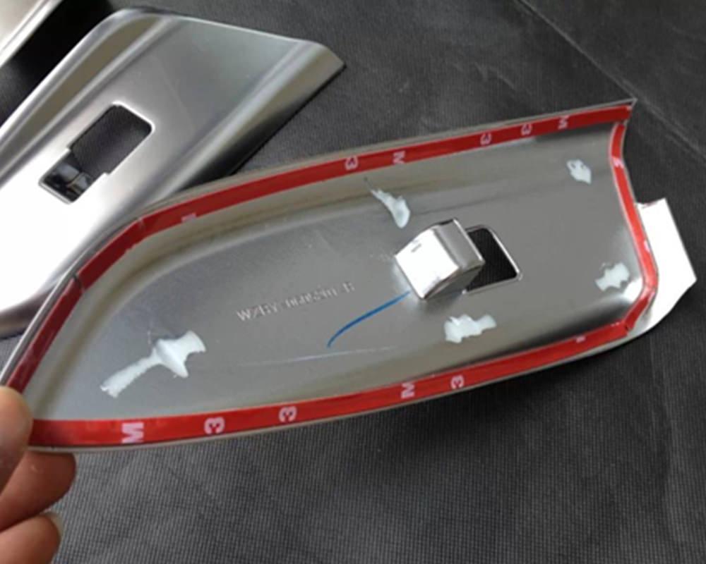 Honda Jazz Chrom Abdeckung Fenster Heber Schalter Taster Rahmen
