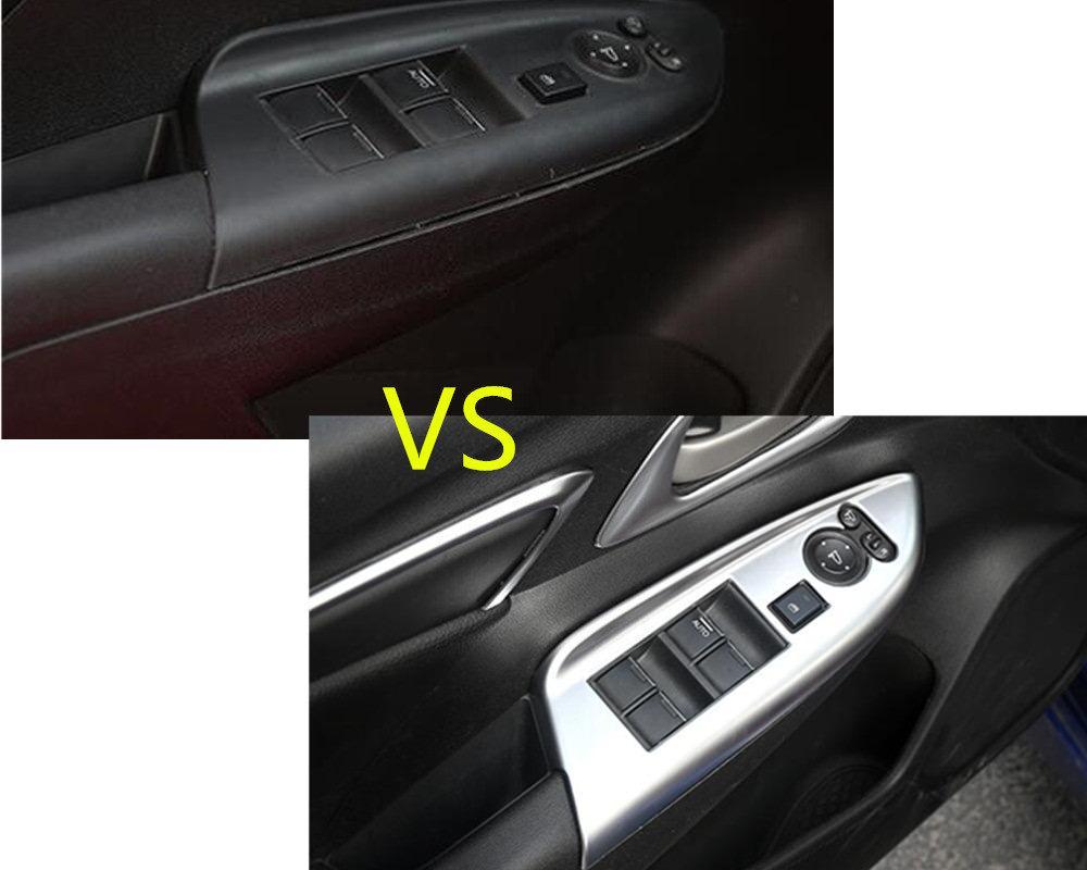 Honda Jazz Chrom Abdeckung Fenster Heber Schalter Taster Rahmen