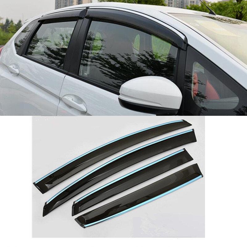Honda Jazz Windabweiser Regenabweiser Seitenfenster