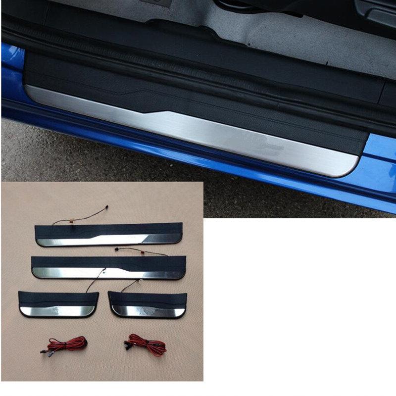 Honda Jazz Edelstahl Einstiegs Leisten Tür Schweller Auflage Abdeckung