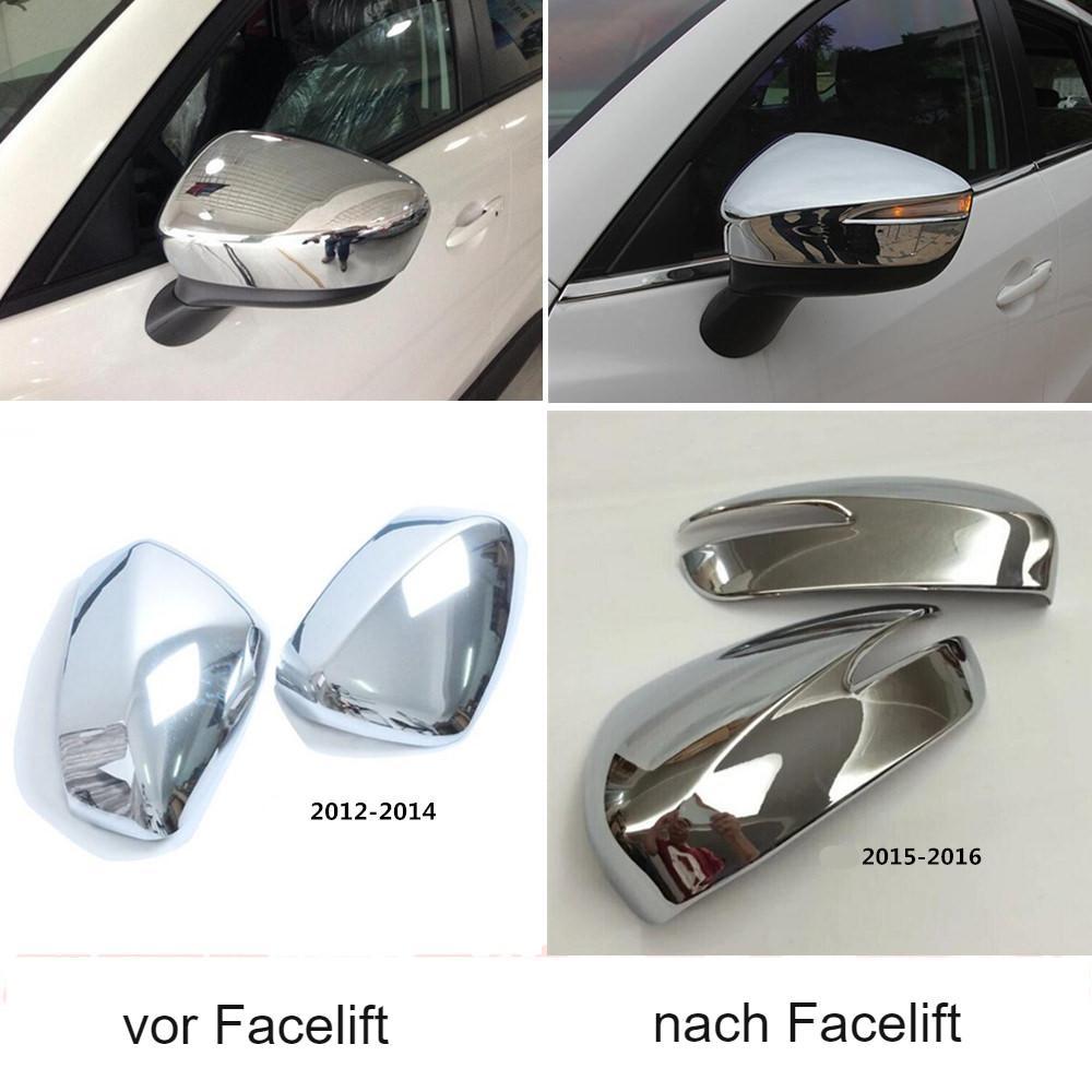 Mazda CX5 KE Chrom Rückspiegel Spiegel Hinten Abdeckung Blende