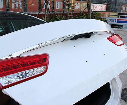 Kia Optima 4 K5 JF Chrom Kofferraum Gepäckraum Abdeckung Hinten Leiste