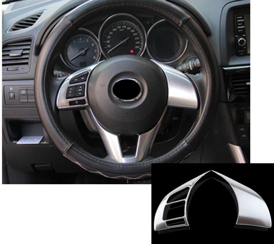 Mazda 3 BM/BN Chrom Lenkrad Knopfe Rahmen Abdeckung