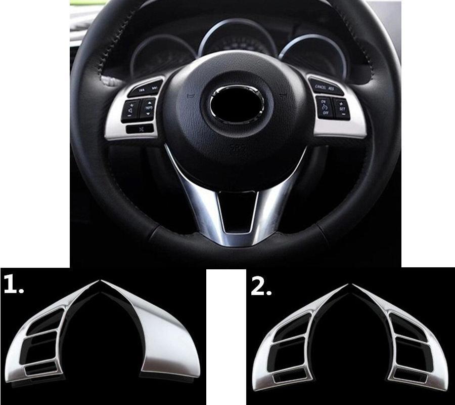 Mazda 3 BM/BN Chrom Lenkrad Knopfe Rahmen Abdeckung