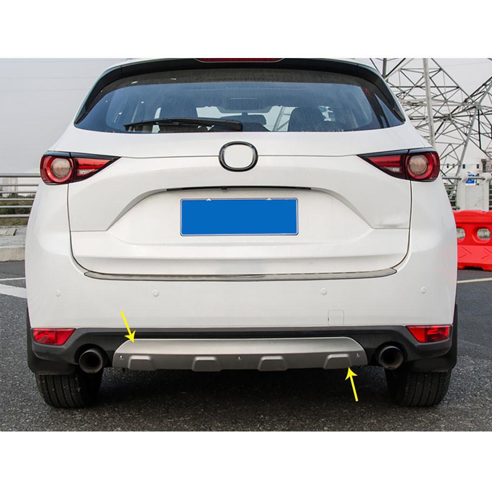 Mazda CX5 KF Chrom Edelstahl Ladekantenschutz Abkantung Stoßstange Schutz