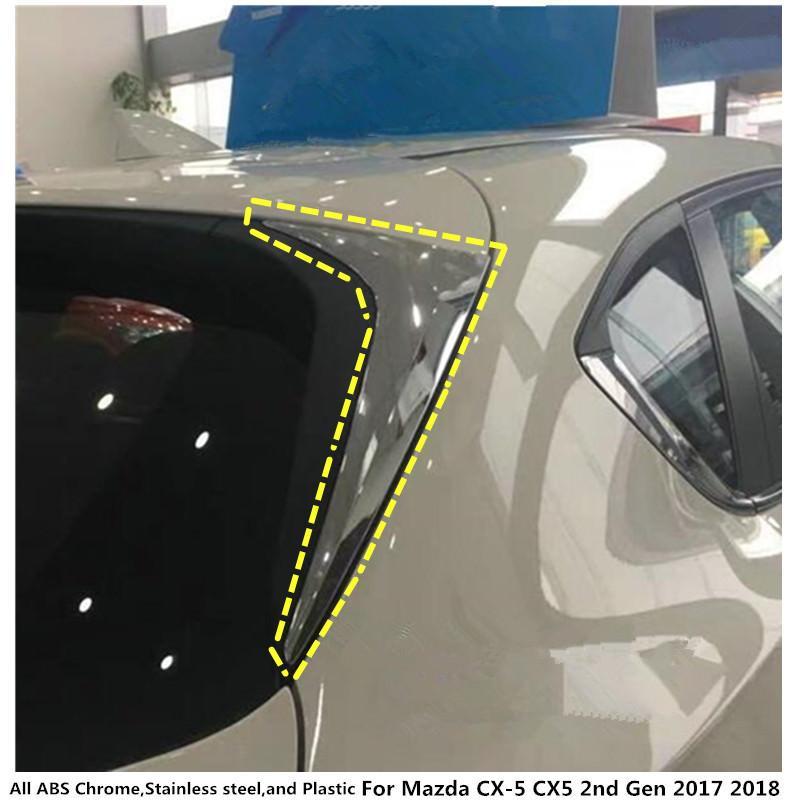 Mazda CX5 KF Chrom Dreieck Fenster Hinten Abdeckung Rahmen