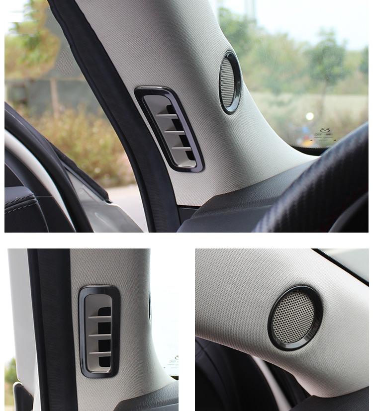 Mazda CX5 KF Chrom Luftdüsen Lüftungs Gitter Luft Ausströmer (Fenster)