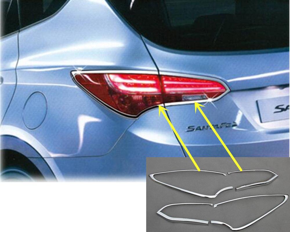 Hyundai Santa Fe 3 DM Chrom Abdeckung Hinteres Licht Rückleuchte Hecklicht