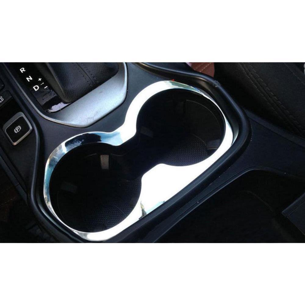 Hyundai Santa Fe 3 DM Chrom Ablagekasten Getränke Becher Wasser Halter Abdeckung