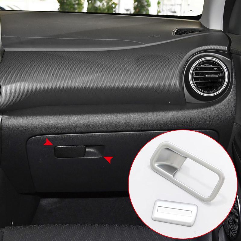 Hyundai Kona Griff Hebel Handschuh Fach Kasten Rahmen Abdeckung