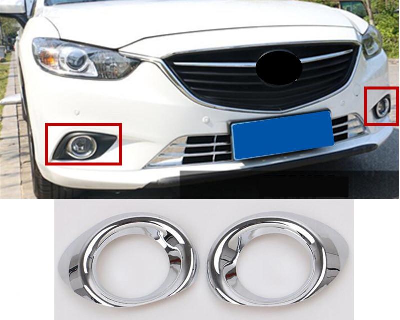 Mazda 6 GJ/GL Chrom Nebelscheinwerfer Licht Abdeckung Rahmen Vorne (kreisförmig)