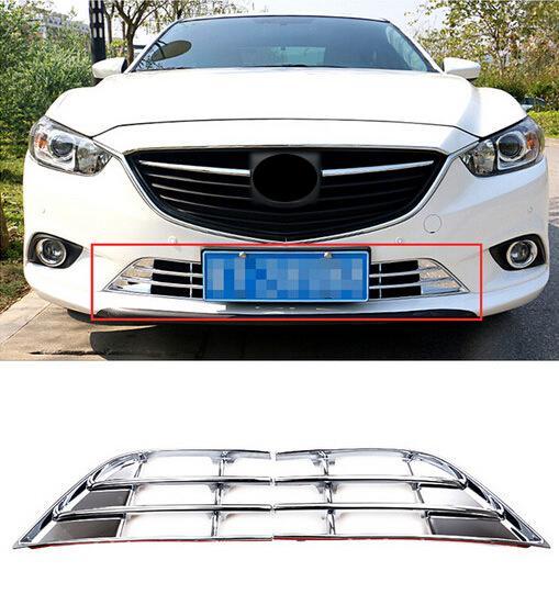 Mazda 6 GJ/GL Chrom Stossleiste Kühlergrill Vorne Leiste Abdeckung