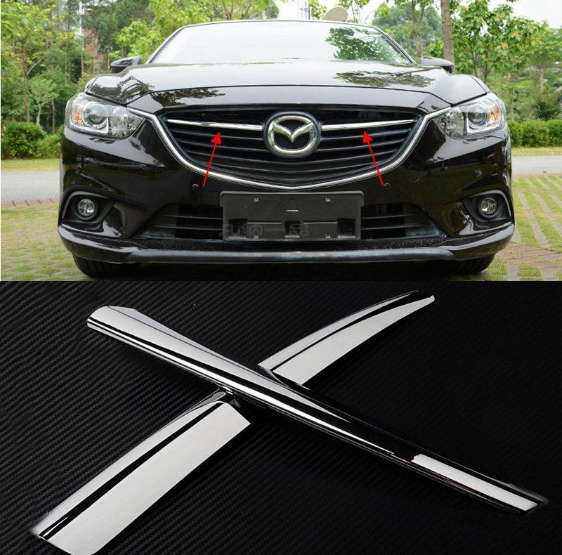 Mazda 6 GJ/GL Chrom Stossleiste Kühlergrill Vorne Leiste Abdeckung (oben)