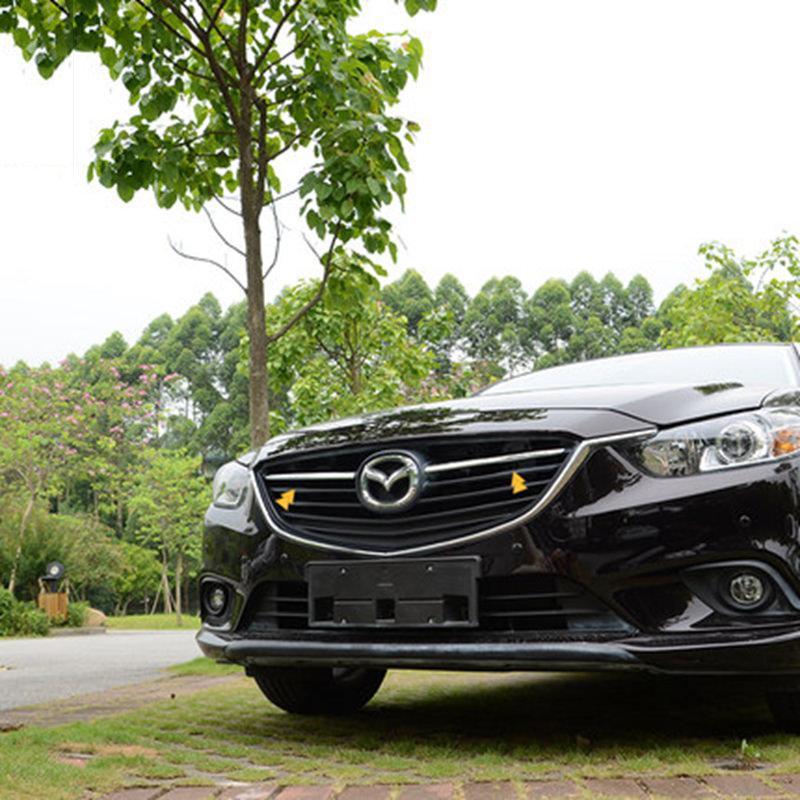 Mazda 6 GJ/GL Chrom Stossleiste Kühlergrill Vorne Leiste Abdeckung (oben)