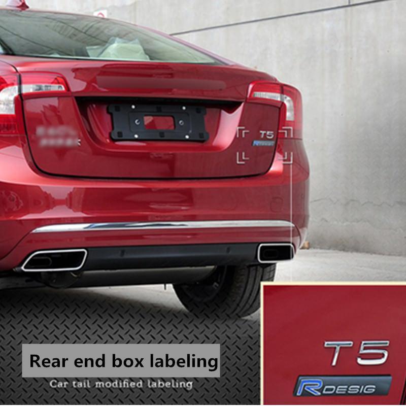 Volvo R-Design Emblem Logo Aufkleber Schild Aufschrift Etikett Hinten Vorne