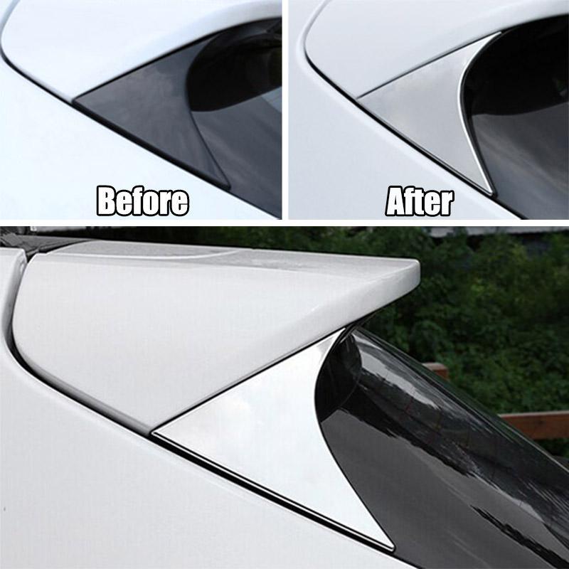 Hyundai Tucson 3 TL Chrom Dreieck Fenster Hinten Abdeckung Rahmen