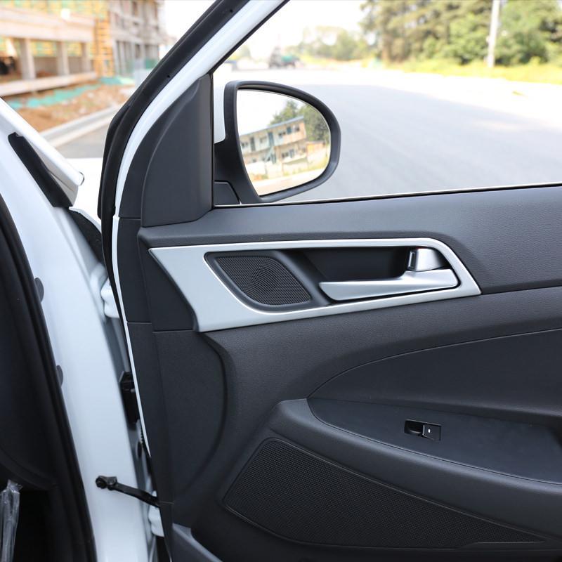 Hyundai Tucson 3 TL Chrom Türgriff Schalen Tür Abdeckung Blende Rahmen