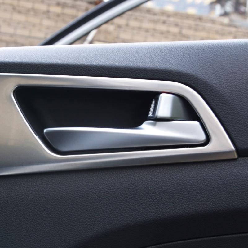 Hyundai Tucson 3 TL Chrom Türgriff Schalen Tür Abdeckung Blende Rahmen
