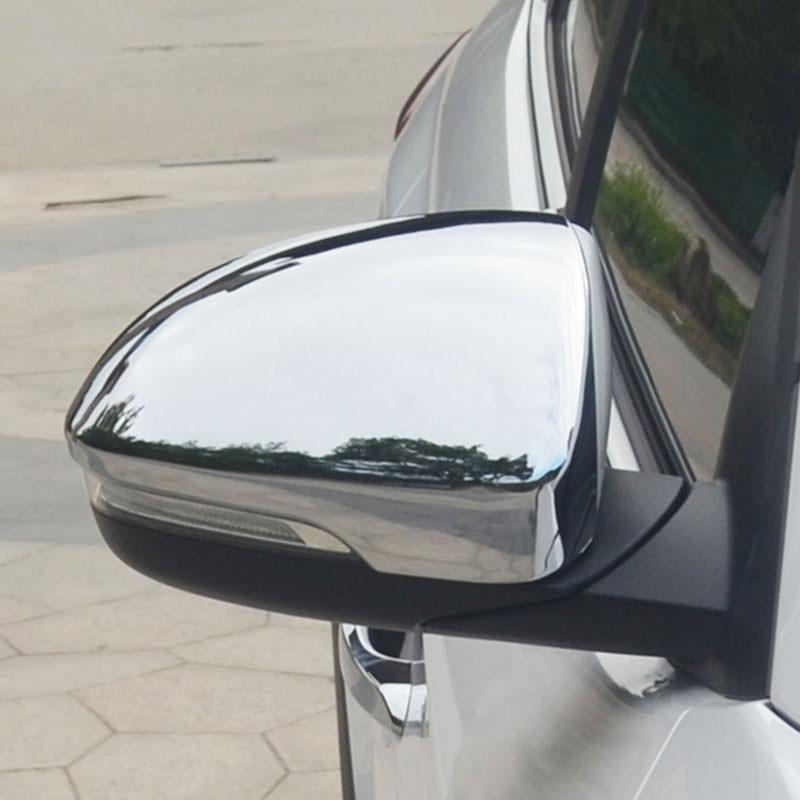 Hyundai Tucson 3 TL Chrom Rückspiegel Seitenspiegel Abdeckung Blende Rahmen