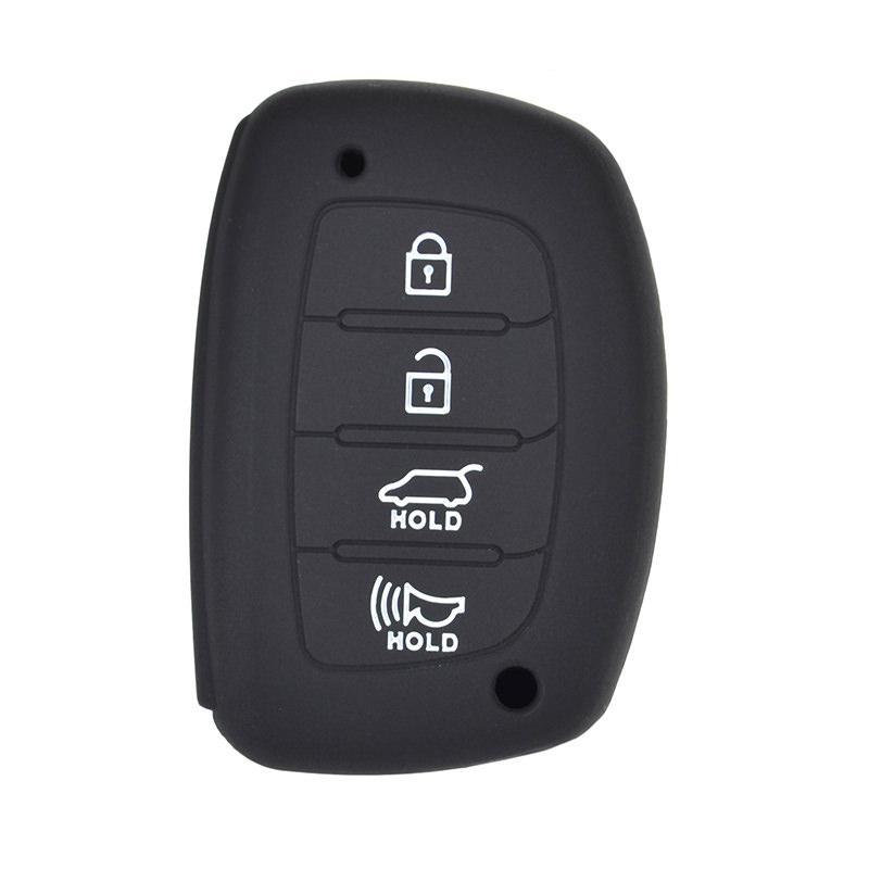 Hyundai Tucson 3 TL Silikon Auto Schlüssel Schutz Hülle Etui