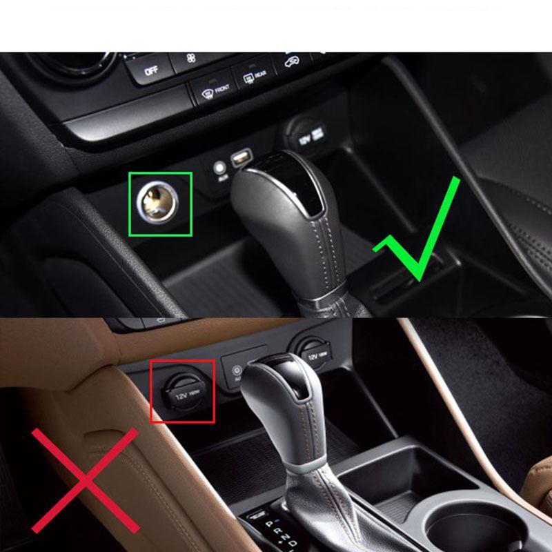 Hyundai Tucson 3 TL Chrom Zigaretten Anzünder USB Rahmen Abdeckung