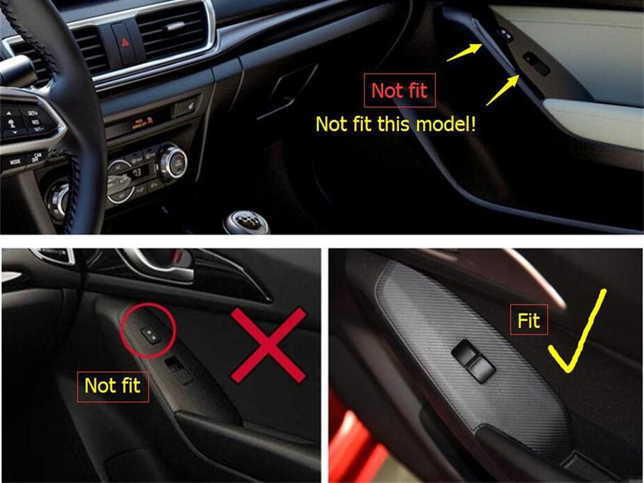 Mazda 3 BM/BN Abdeckung Fenster Heber Schalter Taster Rahmen