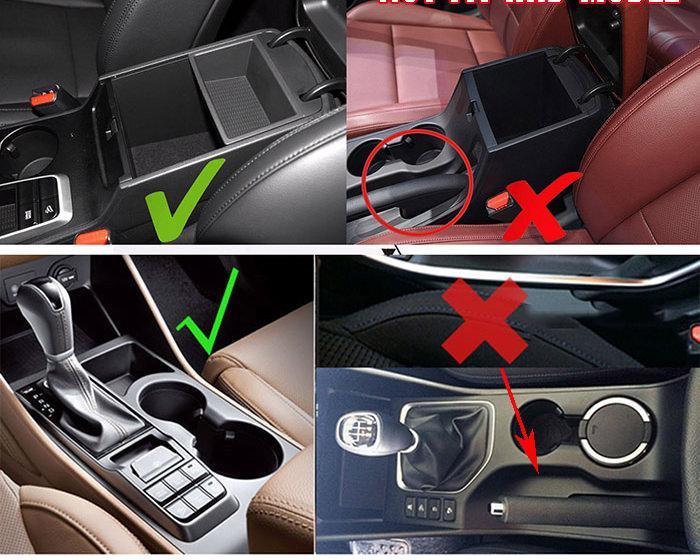 Hyundai Tucson 3 TL Chrom Mittelkonsole Getränke Becher Schaltehebel Leiste Abdeckung