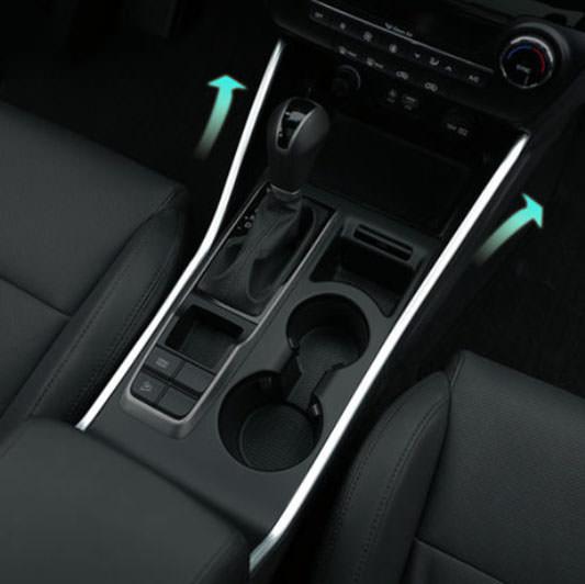 Hyundai Tucson 3 TL Chrom Mittelkonsole Getränke Becher Schaltehebel Leiste Abdeckung
