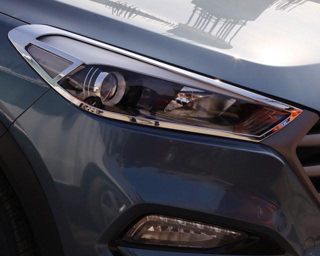 Hyundai Tucson 3 TL Chrom Licht Leuchte Scheinwerfer Vorne Hinteres Rückleuchte Abdeckung