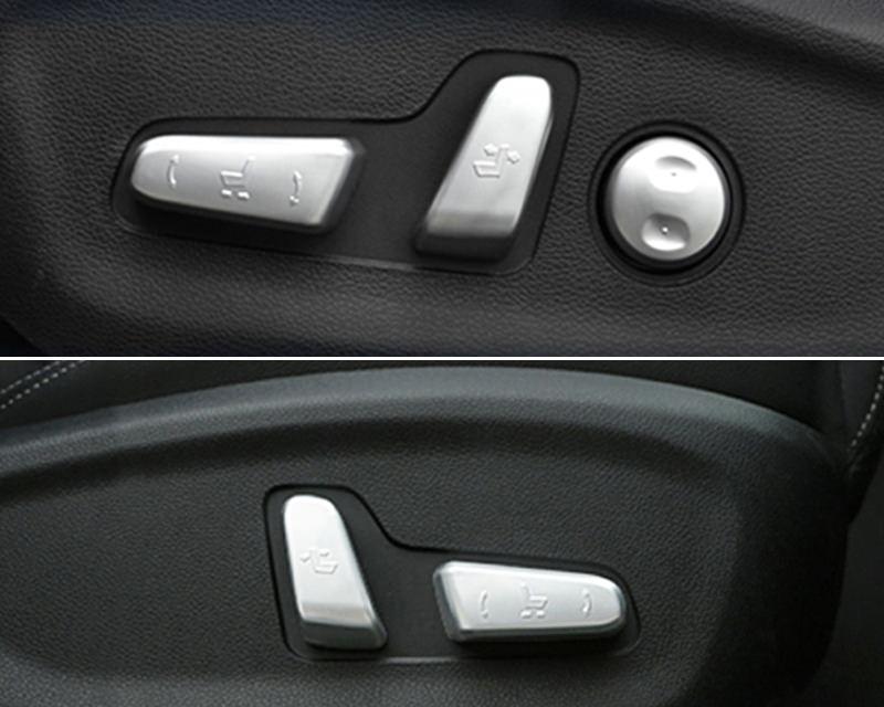 Hyundai Tucson 3 TL Chrom Autositz Einstellung Schalter Knopf Abdeckung