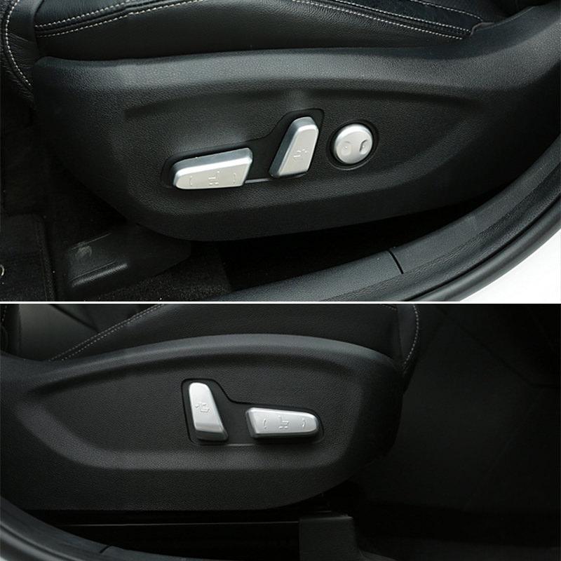 Hyundai Tucson 3 TL Chrom Autositz Einstellung Schalter Knopf Abdeckung