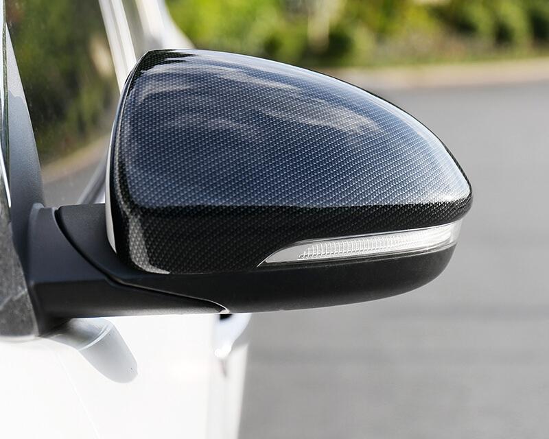 Hyundai Tucson 3 TL Carbon Rückspiegel Seitenspiegel Abdeckung Blende Rahmen