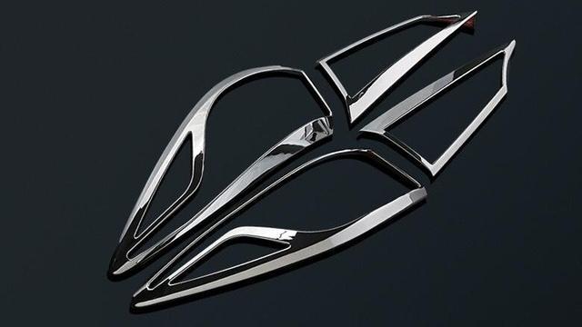 Mazda 3 BM Chrom Scheinwerfer Licht Leuchte Abdeckung Rahmen