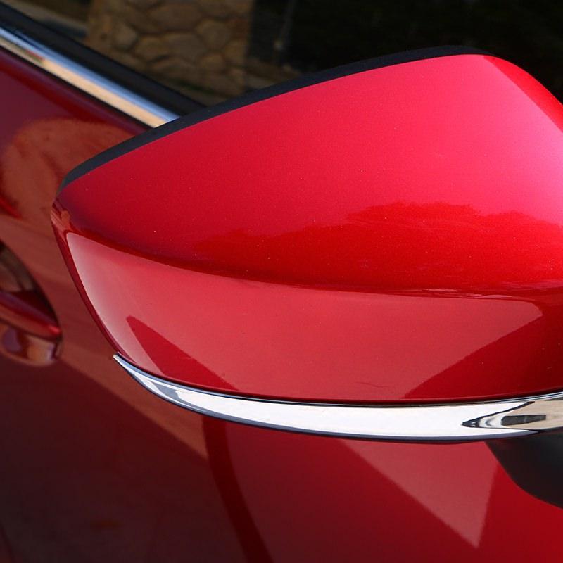 Mazda 3 BM Chrom Rückspiegel Spiegel Hinten Abdeckung Blende