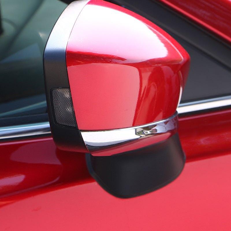 Mazda 3 BM Chrom Rückspiegel Spiegel Hinten Abdeckung Blende