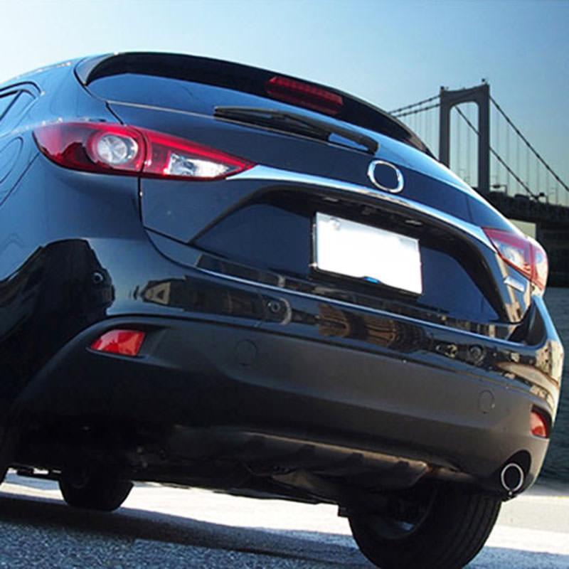Mazda 3 BM Gepäckraum Kofferraum Laderaum Abdeckung Leiste (Fließheck)
