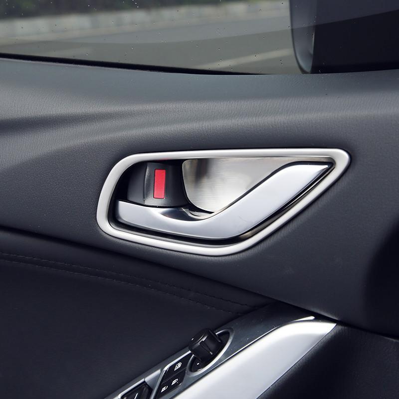 Mazda 3 BM/BN Chrom Türgriff Innen Abdeckung Blende Rahmen