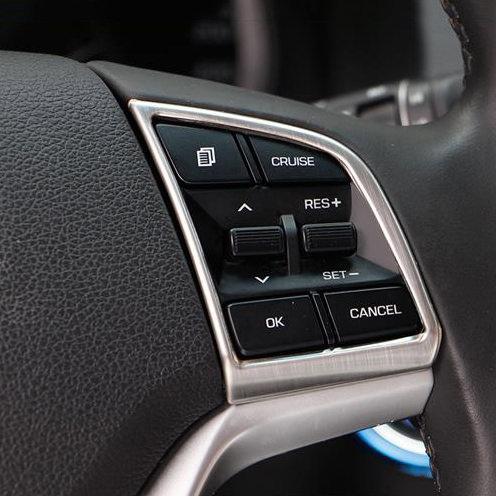 Hyundai Tucson 3 TL Chrom Lenkradbezug Lenkradhülle Abdeckung Rahmen