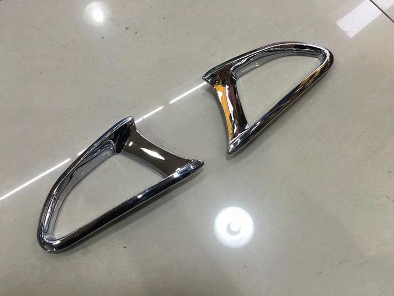 Mazda 2 DJ Chrom Nebelscheinwerfer Licht Abdeckung Rahmen Hinten