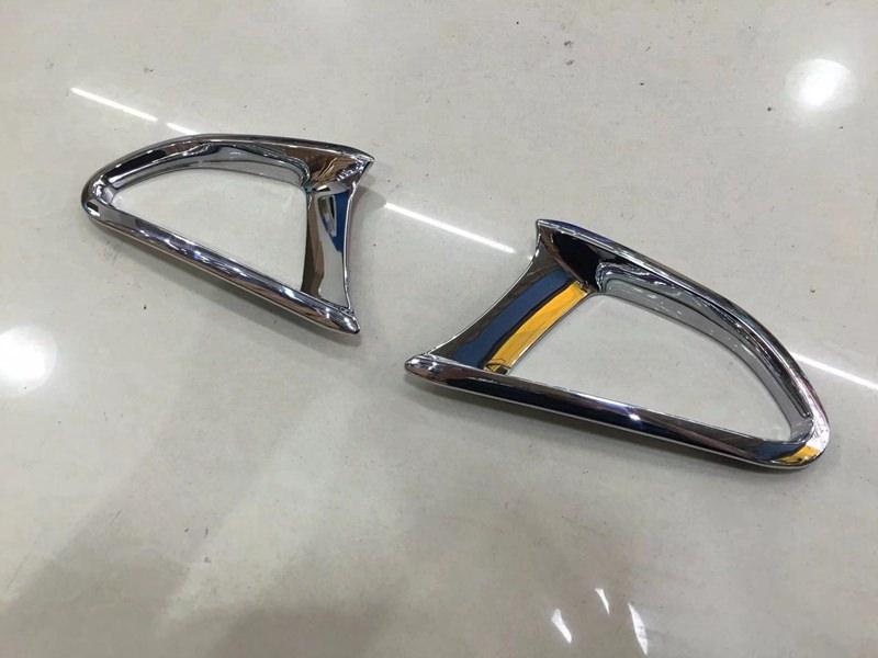 Mazda 2 DJ Chrom Nebelscheinwerfer Licht Abdeckung Rahmen Hinten