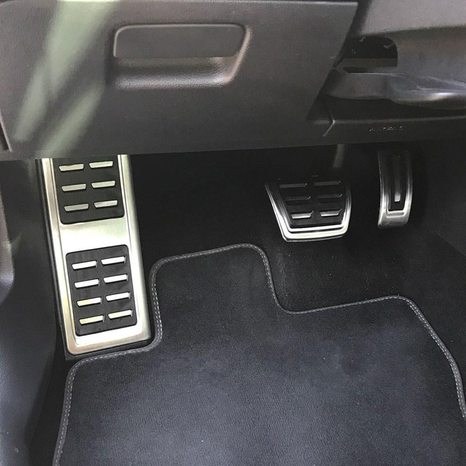 Skoda Rapid Pedal Auflagen Kappen Fußstütze Fußhebel Pedale