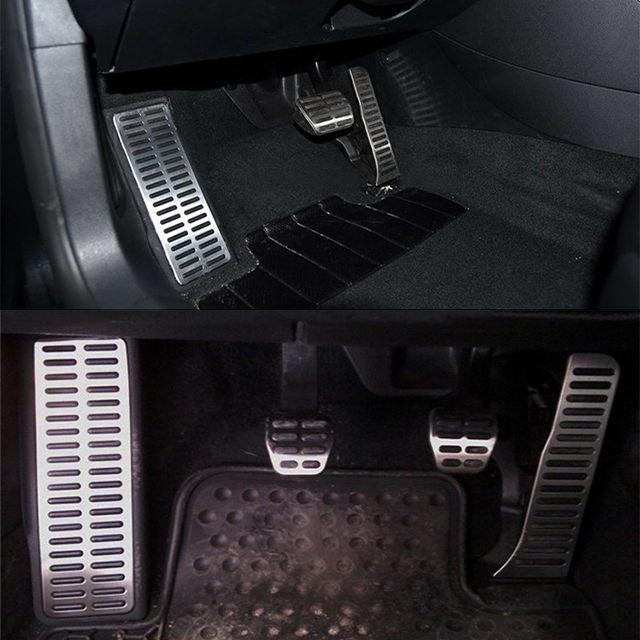 Skoda Octavia 2 Pedal Auflagen Kappen Fußstütze Fußhebel Pedale