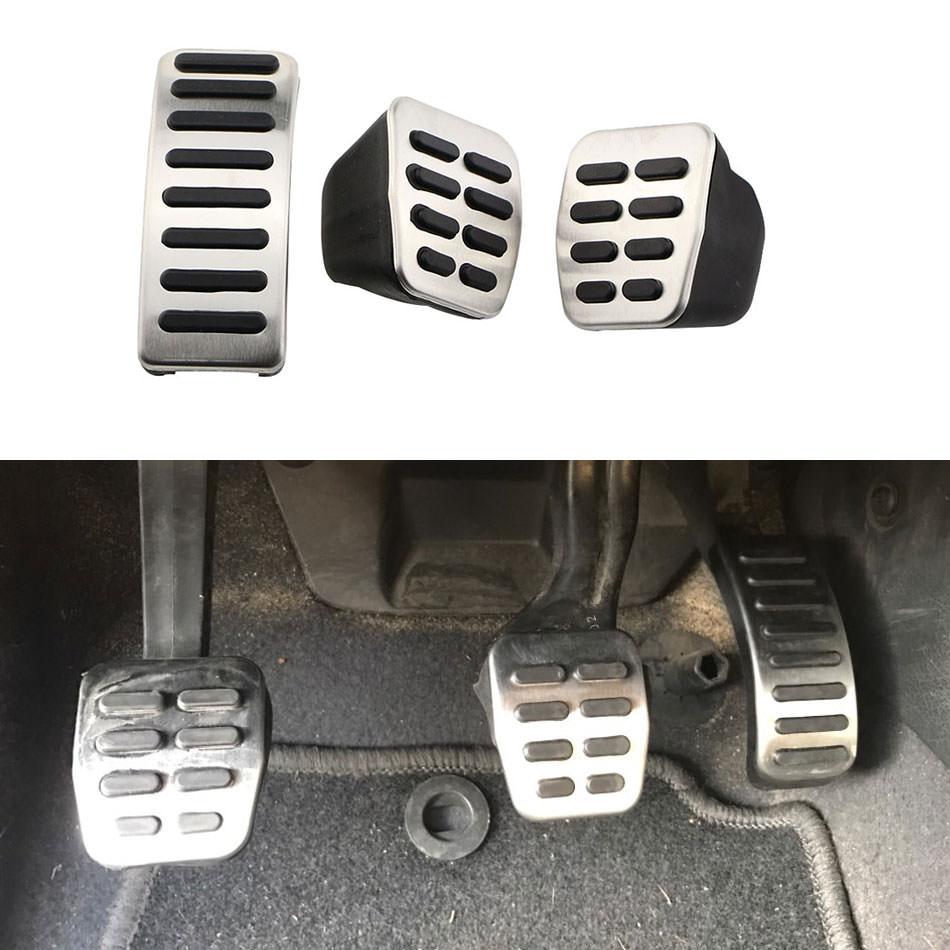 Skoda Fabia 2 Pedal Auflagen Kappen Fußstütze Fußhebel Pedale