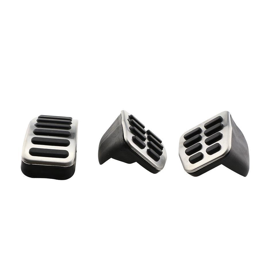 Skoda Fabia 2 Pedal Auflagen Kappen Fußstütze Fußhebel Pedale