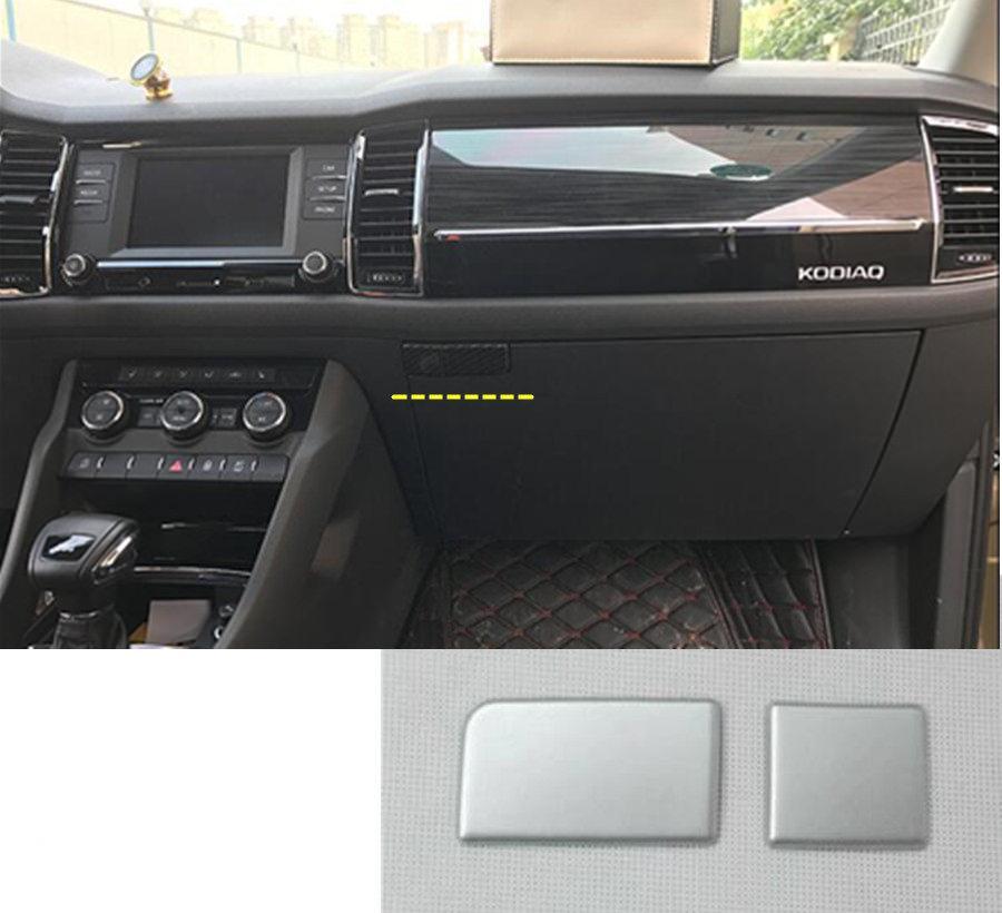 Skoda Kodiaq Griff Hebel Handschuh Fach Kasten Abdeckung Rahmen