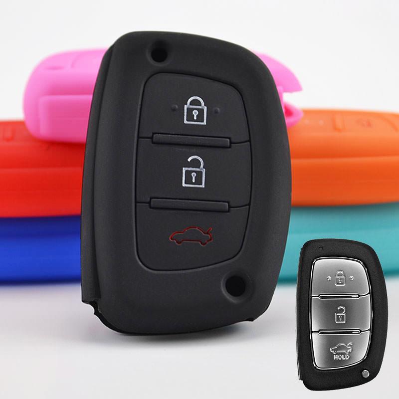 Hyundai Tucson ix35 LM Silikon Auto Schlüssel Schutz Hülle Etui