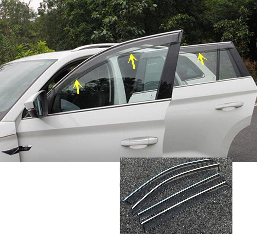 Skoda Kodiaq Anti UV Sonnenschutz Regenschutz Schirm Visier Blende