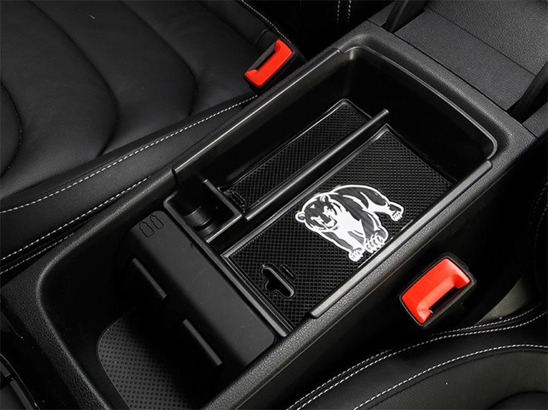 Skoda Kodiaq Mittelkonsole Armlehne Aufbewahrungs Box Kiste Lagerung Ablagekasten