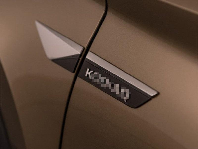Skoda Kodiaq Emblem Logo Aufkleber Seite Kotflügel